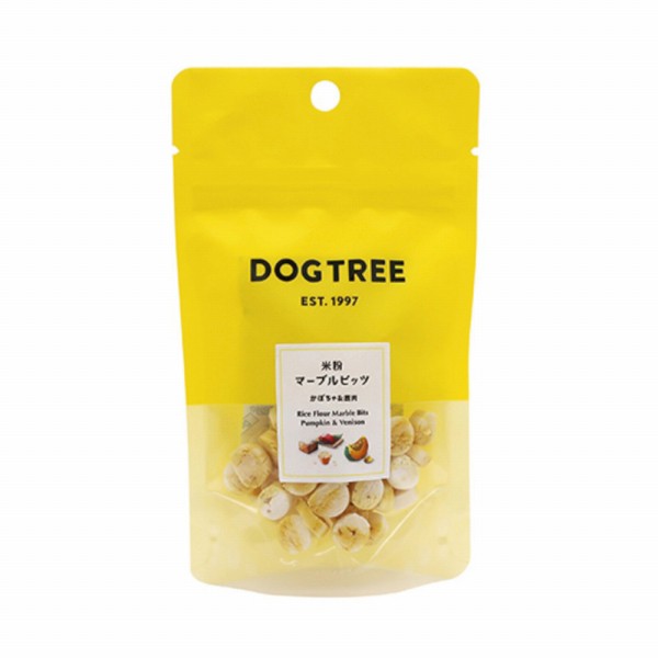 (株)ドッグツリー 米粉マーブルビッツ かぼちゃ＆鹿肉 S 20g 犬用品 フード スナック 4580657822263 {NP}