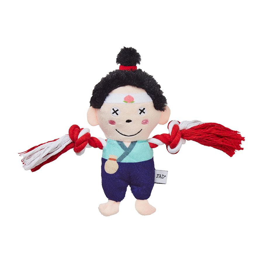 (株)ダッドウェイペット プラッシュトイ・ウィズロープ モモタロウ 犬用品 日用品 玩具・アジリティグ..