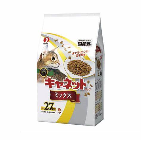 ペットライン(株) Nキャネットチップミックス 2.7kg 猫用品 フード ドライ 総合栄養食 4902418518022 {SK}