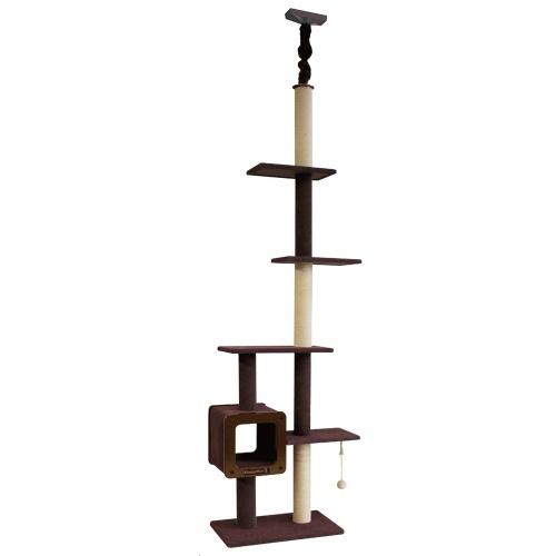 ドギーマンハヤシ(株)用品営業部 モダンルームスクラッチ タワーシングル 猫用品 日用品 ベッド・寝具・ファニチャー 4976555841794 {SK}