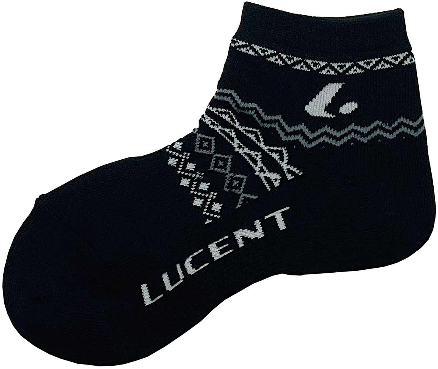 Socks - LUCENT （ルーセント） テニス 靴下 Men's ソックス(ショート) 【ブラック】 XLN3049 ソックス ソックス メンズ 男性用 ルーセント ブラック 黒 19SS {NP}