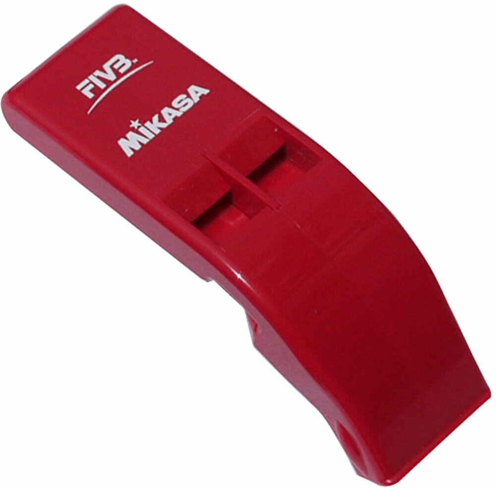 MIKASA （ミカサ） バレーボール グッズその他 バレーボールホイッスル コルクなし 【レッド/ブラック】 BEAT500 R グッズその他 ホイッスル メンズ・レディース 男性用・女性用 レッド 赤 黒 22 {SK}