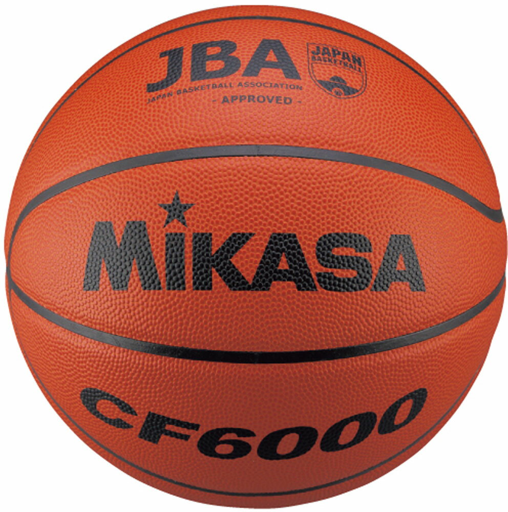 MIKASA （ミカサ） バスケットボール ボール 検定球 6号 【ブラウン】 CF6000 競技ボール バスケットボール レディース 女性用 ブラウン 茶 20 {SK}