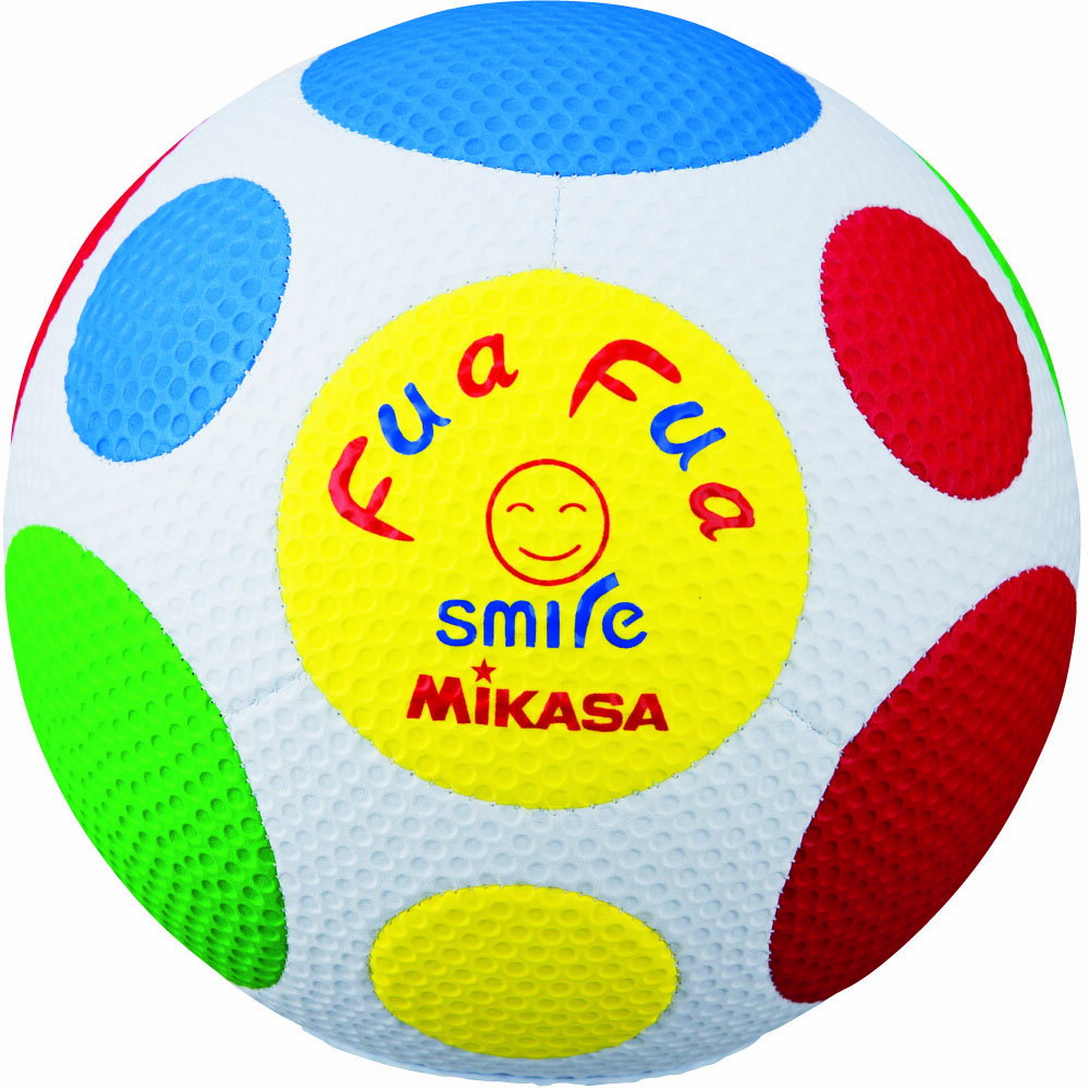 MIKASA （ミカサ） サッカー ボール ふぁふぁサッカーボール 4号球 【マルチカラー】 FFF4-CR 競技ボール サッカー ジュニア・キッズ 子供用 マルチカラー 白 黄 赤 青 緑 22 {SK}