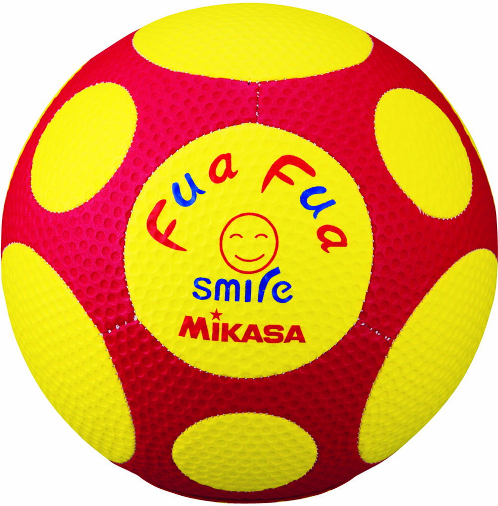 MIKASA （ミカサ） サッカー ボール ふぁふぁサッカーボール 4号球 【イエロー/レッド】 FFF4-YR 競技ボール サッカー ジュニア・キッズ 子供用 イエロー 黄 赤 22 {SK}