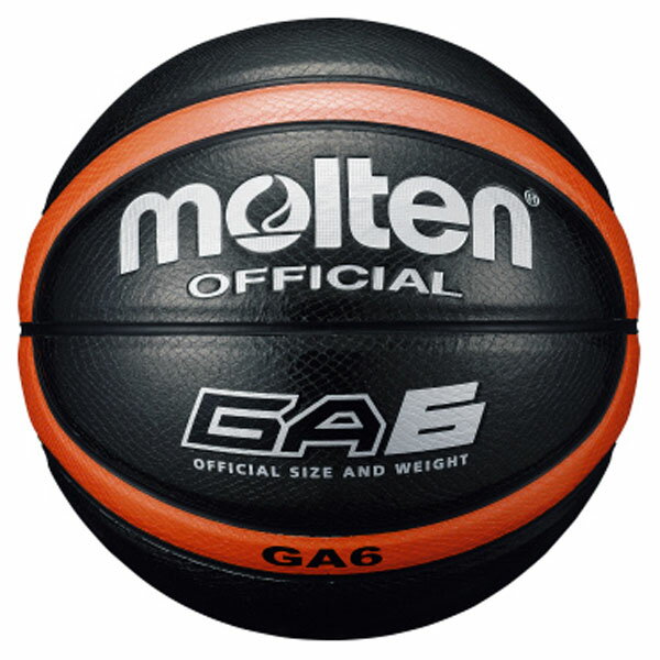 molten（モルテン） バスケットボール ボール バスケットボール GA 6号球 【ブラック】 メンズ・レディース 男性用・女性用 BGA6KO 黒 {SK}