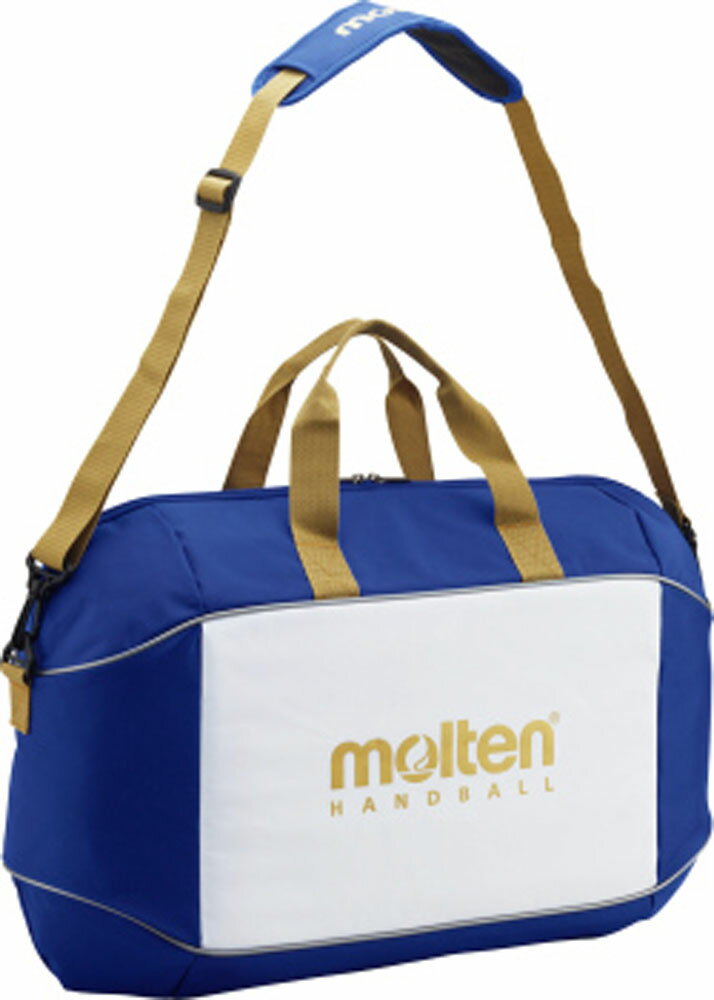 molten（モルテン） ハンドボール ドッチボール バッグ ハンドボール 6個入 ボールバッグ ショルダーバック 【ホワイト/ブルー】 メンズ・レディース 男性用・女性用 EH1056 白 青 {SK}