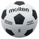 molten(モルテン) サッカー ボール 亀甲ゴムサッカーボール(3号球) 【ホワイト/ブラック】 メンズ・レディース 男性用・女性用 F3W 白 黒 {SK...