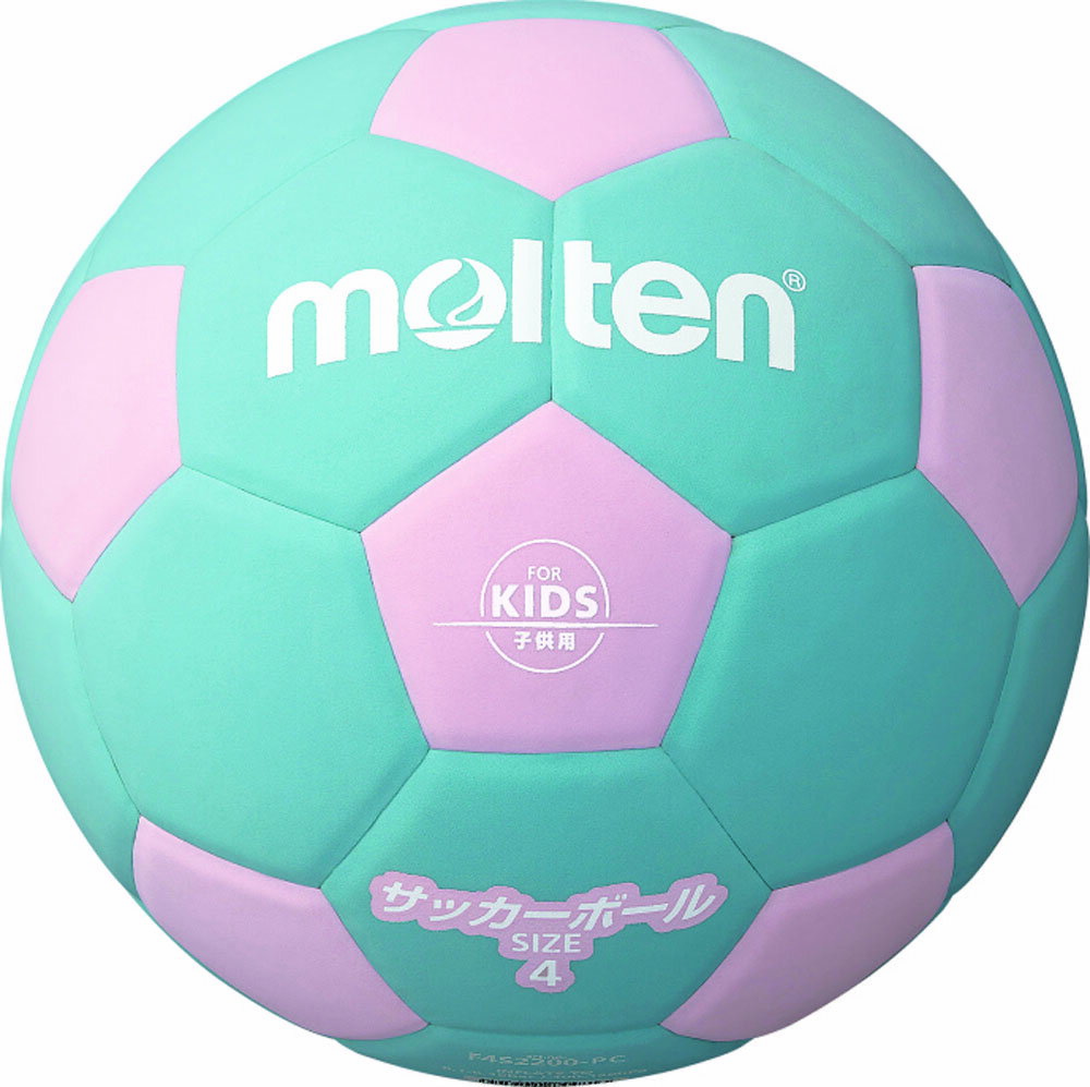 molten（モルテン） サッカー ボール フットボール サッカー2200 軽量4号球 【ピンク/シアン】 メンズ・レディース 男性用・女性用 F4S2200PC 桃 水 {SK}