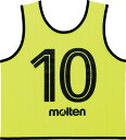 molten(モルテン) マルチスポーツ・レジャー ゲームウェア ゲームベスト ビブス GVジュニア10枚セット 2〜11番 【蛍光イエロー】 ジュニア・キッズ...