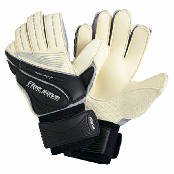 molten(モルテン) マルチスポーツ・レジャー グローブ 手袋 ファインセーブ8号球 キーパーグローブ(左右両手用、手の平穴無し) 【ホワイト/ブラック】 ...