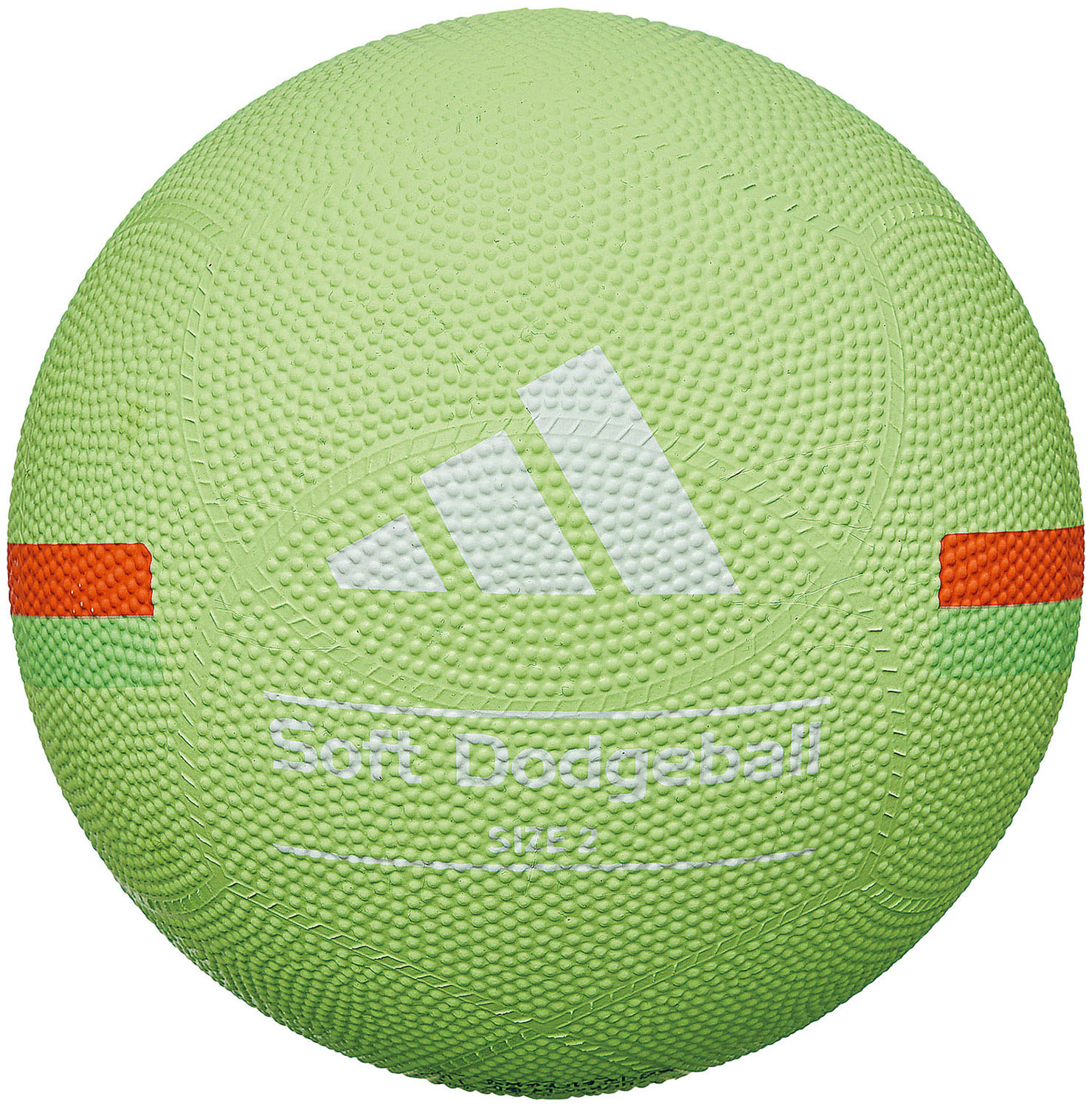 adidas （アディダス） ハンドボール・ドッジボール ボール ソフトドッジボール 2号 【グリーンスパーク】 AD212G 競技ボール ボール グリーン 緑 22 {SK}