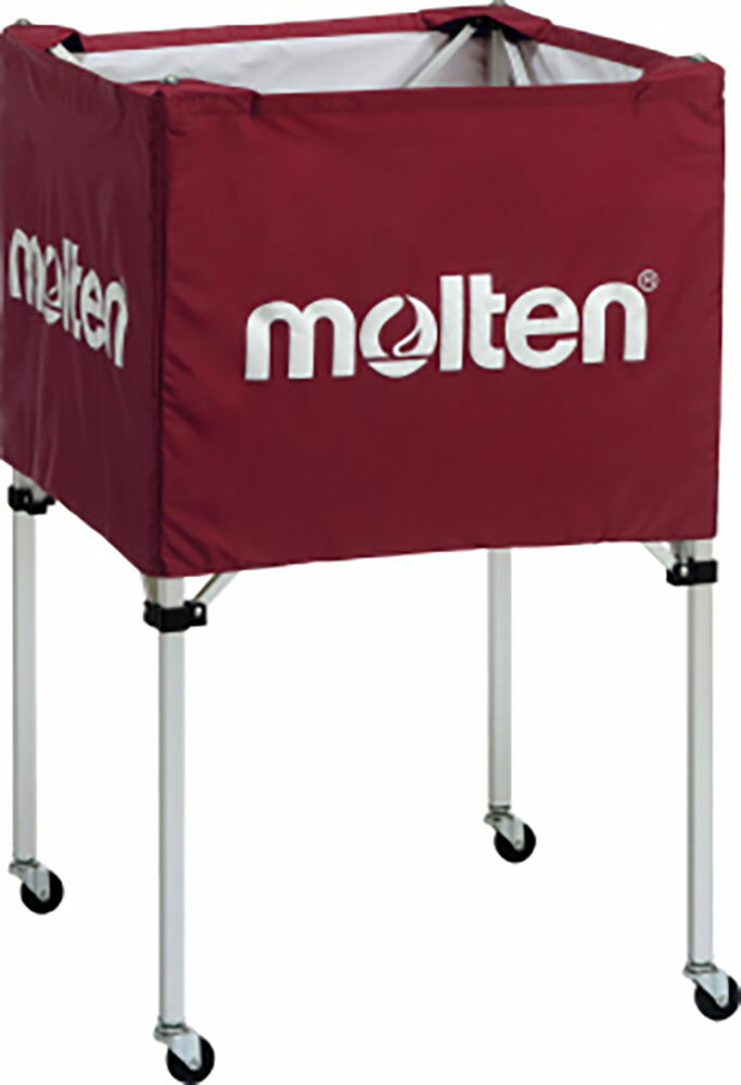 molten （モルテン） 学校体育器具 器具・備品 ボールカゴ 中・背高 エンジ 【エンジ】 BK0023E 体育館..