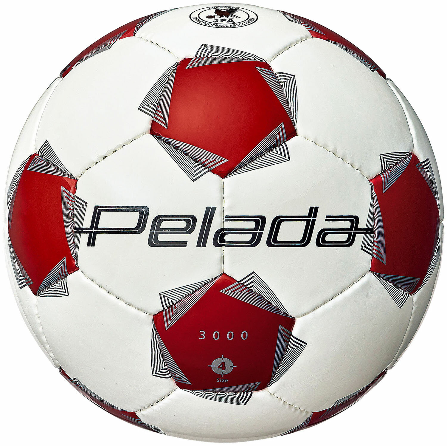 molten （モルテン） サッカー ボール ペレーダ 3000 4 号白赤 【ホワイト】 F4K3000-WR ボール4号 サッカーボール ホワイト 白 25SS {SK}