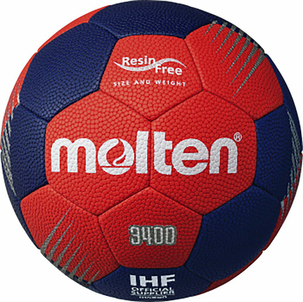 molten （モルテン） ハンドボール・ドッジボール ボール ハンドボール F3400 2号球 【レッド×ネイビー】 H2F3400-RN 競技ボール メンズ 男性用 赤 紺 21 {SK}