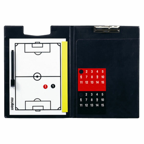 molten（モルテン） サッカー 器具・備品 バインダー式作戦盤（サッカー専用） 【ブラック】 メンズ・レディース 男性用・女性用 SF0030 黒 {SK}