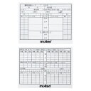 molten(モルテン) サッカー レフリー 審判用品 サッカー用審判記録カード 【ホワイト】 メンズ・レディース 男性用・女性用 XFSN 白 {NP}S