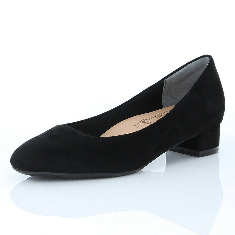 ★あす楽★ Moonstar（ムーンスター） パンプス 革靴 MS SGT601 sugata（スガタ） 3cmヒール 【スエードブラック】 48900316 レディース 女性用 黒 {SK}