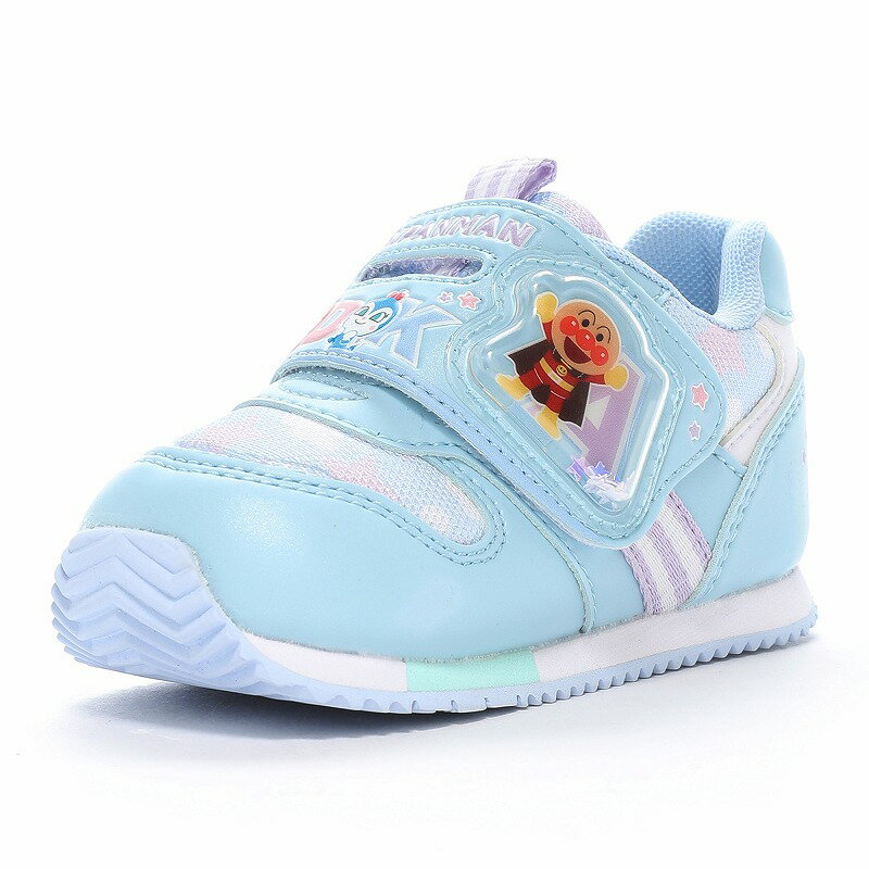 Moonstar（ムーンスター） スニーカー CHARACTER （アンパンマン） AP B57 【サックス】 12111599 ベビ..