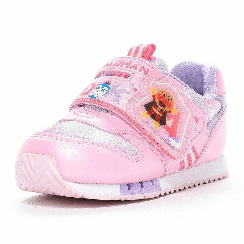 Moonstar（ムーンスター） スニーカー CHARACTER （アンパンマン） AP C180 【ピンク】 12186184 キッ..