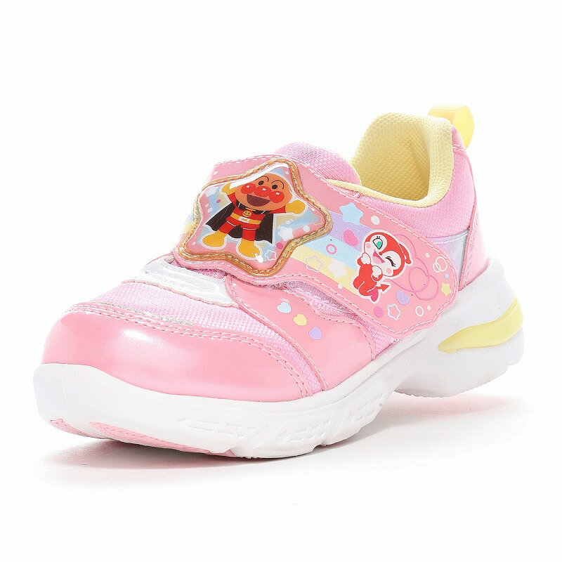 Moonstar（ムーンスター） スニーカー CHARACTER （アンパンマン） AP C181 【ピンク 】 12186194 LED..