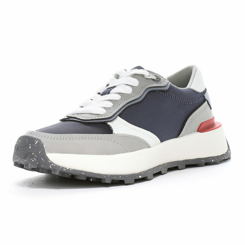 Moonstar（ムーンスター） スニーカー B/M （ビーエム） B/Mスラン 【ネイビー】 42700125 レトロ デザイン 安定感 クッション性 衝撃吸収 抗菌防臭 洗えるインソール おしゃれ ヒール高4cm メンズ・レディース 男性用・女性用 紺 25 {SK}