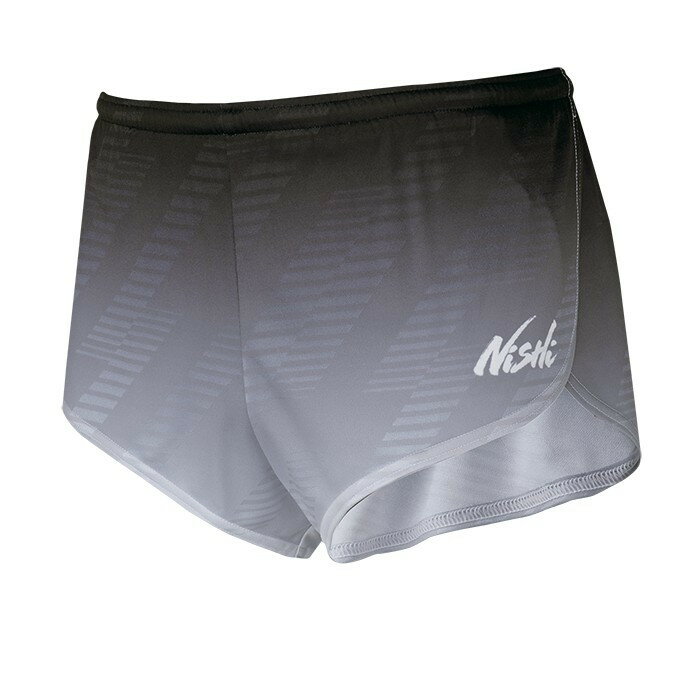 NISHI（ニシ） ランニング 陸上 ジャカードランニングパンツ MEN'S 【ブラック／ホワイト】 2811A385 0701 メンズ　男性用 黒 白 {NP}