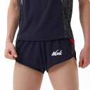 NISHI(ニシ) ランニング 陸上 ランニングパンツ MEN'S 【ネイビー/ブラック】 2811A431 0507 メンズ 男性用 濃紺 黒 {NP}