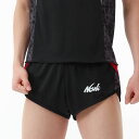 NISHI(ニシ) ランニング 陸上 ランニングパンツ MEN'S 【ブラック/ブラック】 2811A431 0707 メンズ 男性用 黒 黒 {NP}