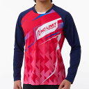 NISHI(ニシ) スポーツ 陸上 グラフィックライトロングスリーブシャツ 【Pピンク】 2811A450 700 メンズ・レディース 男性用・女性用 ピンク ...