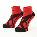 NISHI(ニシ) スポーツ ランニング VXホールドスプリントソックス 【レッド/ブラック】 3813A052 0607 メンズ・レディース 男性用・女性用 ...