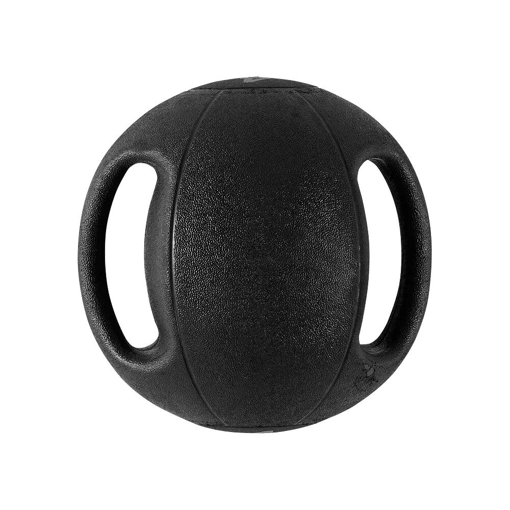 hakozumeのNISHI （ニシ・スポーツ） トレーニング 用具 備品 器具 ダブルグリップメディシンボール 4.0kg 【ブラック】 3833B014 960 メンズ・レディース 男性用・女性用 黒 25 {SK}｜アングル2