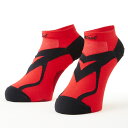 NISHI(ニシ) スポーツ ランニング VV ホールド レーシングソックス 【レッド/ブラック】 N22-001 0607 メンズ・レディース 男性用・女性用...