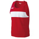 NISHI(ニシ) ランニング 陸上 ランニングトップ MEN'S 【レッド/ホワイト】 N65-015 0601 メンズ 男性用 赤 白 {NP}
