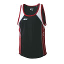 NISHI(ニシ) ランニング 陸上 ランニングトップ LADIES' 【ブラック/レッド】 N65L008 0706 レディース 女性用 黒 赤 {NP}