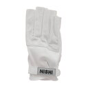 NISHI(ニシ) 体育 陸上 ハンマー手袋 ソフトタイプ 右手用 【ホワイト】 NT5711D 960 メンズ・レディース 男性用・女性用 白 {SK}