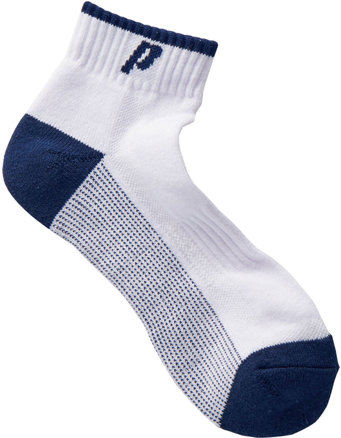 【お得なセット販売あり】 Prince （プリンス） テニス ソックス メンズ ショートソックス 【ホワイト×ネイビー】 PS205 217 ソックス ソックス メンズ 男性用 ホワイト 白 紺 23SS {NP}