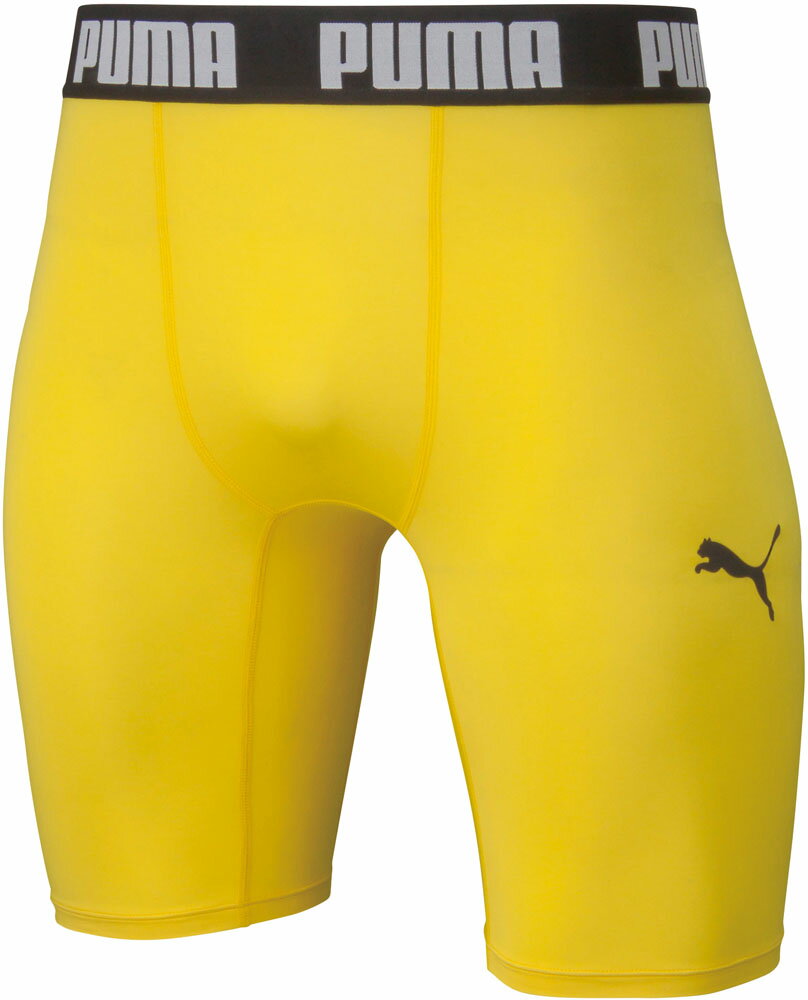 PUMA(プーマ) サッカー・フットサル インナーウェア コンプレッション ショートタイツ パンツ・スパッツ・ストッキング 【サイバーイエロー】 メンズ 男性用...