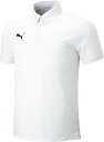 PUMA(プーマ) サッカー・フットサル ポロシャツ SS ポロシャツ 半袖〈ショートスリーブ〉 【ホワイト】 メンズ 男性用 656336 01 {NP}