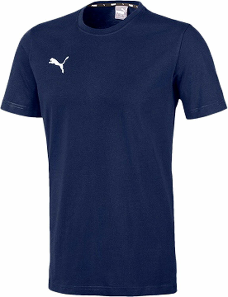 PUMA（プーマ） サッカー・フットサル Tシャツ TEAMGOAL23 カジュアル Tシャツ 半袖〈ショートスリーブ〉 【ピーコート】 メンズ 男性用 656986 06 {NP}