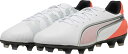 PUMA (プーマ) サッカー スパイク キング マッチ ワイド HG/AG 【プーマホワイト/プーマシルバー/グローイングレッド/プーマブラック】 10883...