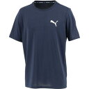 PUMA（プーマ） トレーニング・フィットネス Tシャツ 半袖〈ショートスリーブ〉 ACTIVE スモールロゴ Tシャツ 【ピーコート】 588866 06 メンズ 男性用 PEACOAT 紺 {NP}