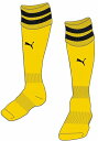 PUMA(プーマ) サッカー・フットサル ストッキング・ソックス・靴下 ラインイリ ジュニア ストッキング 【サイバーイエロー】 ジュニア・キッズ 子供用 729882 07 {NP}