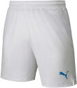 PUMA(プーマ) サッカー・フットサル ゲームシャツ・パンツ LIGA ゲームパンツ コア ユニホーム ハーフパンツ 半ズボン 【ホワイト/エレクトリックブルー】 メンズ 男性用 729971 06 {NP}