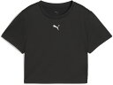 PUMA (プーマ) マルチスポーツ Tシャツ TAD ESSENTIAL BABY Tシャツ 【ブラック】 527329 01 Tシャツウィメンズ Tシャツ ...