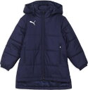 PUMA (プーマ) サッカー トレーニングウェア ベンチ ジャケット JR 【ネイビー】 657821 06 WUPニットジャケット ジャケット ジュニア キッズ 子供用 ネイビー 紺 20Q1 {NP}