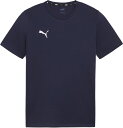 PUMA (プーマ) サッカー ゲームシャツ・パンツ TEAMGOAL カジュアル TEE 【ネイビー】 659376 06 プラクティスシャツ Tシャツ メン...