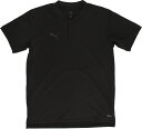 PUMA (プーマ) サッカー ポロシャツ PUMAFTBL TRAVEL SS POLO シャツ 【ブラック】 660130 03 ポロシャツメンズ ポロシャツ メンズ 男性用 ブラック 黒 20Q1 {NP}