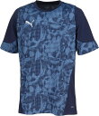 PUMA (プーマ) サッカー ゲームシャツ・パンツ TEAMCUP TR SSシャツ 【ネイビー】 660213 06 プラクティスシャツ Tシャツ メンズ ...