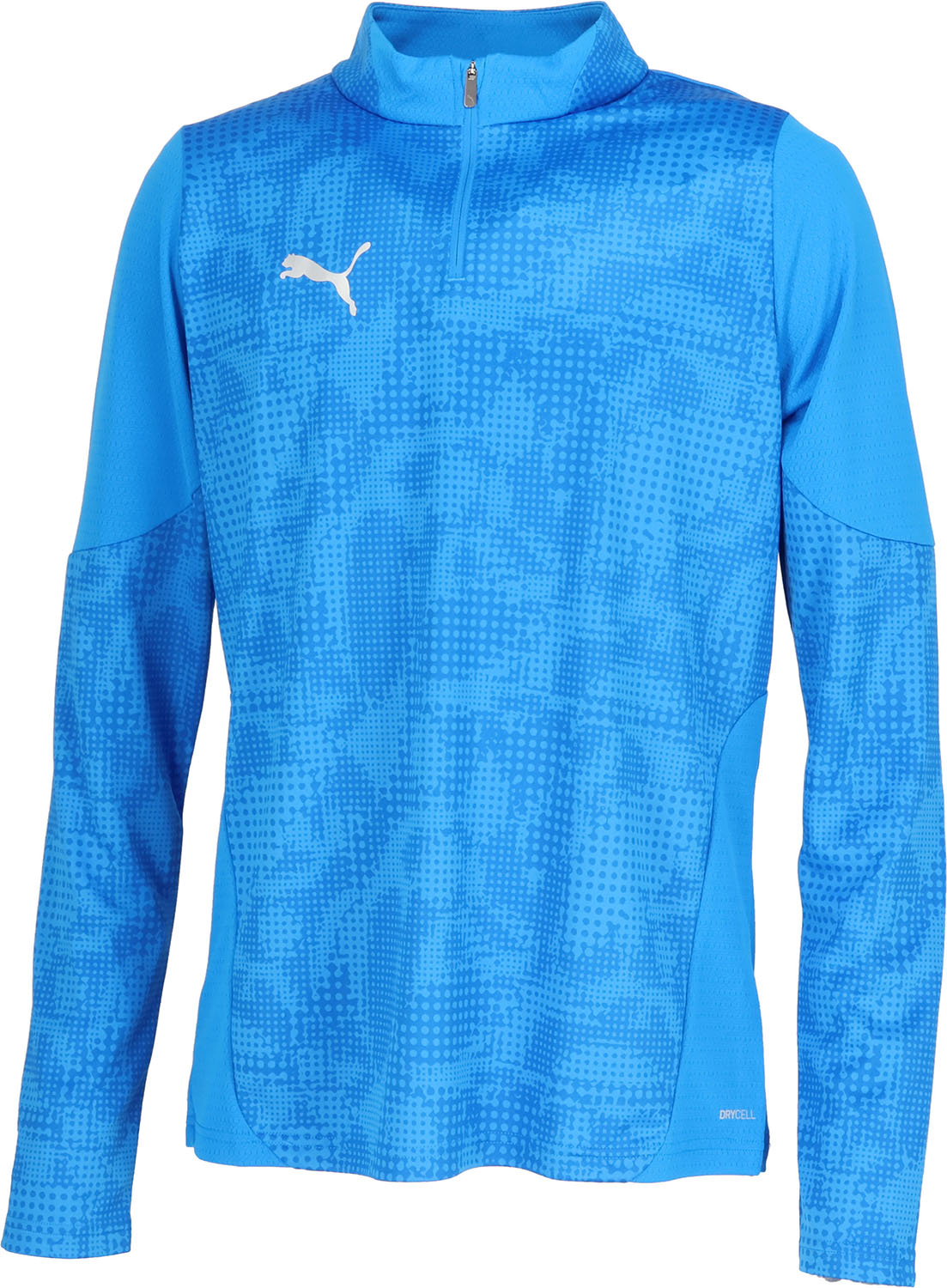 PUMA （プーマ） サッカー ゲームシャツ・パンツ TEAMCUP TR 1/4 ジップトップ 【ブルー】 660216 02 プラクティスシャツ Tシャツ メンズ 男性用 ブルー 青 20Q1 {NP}